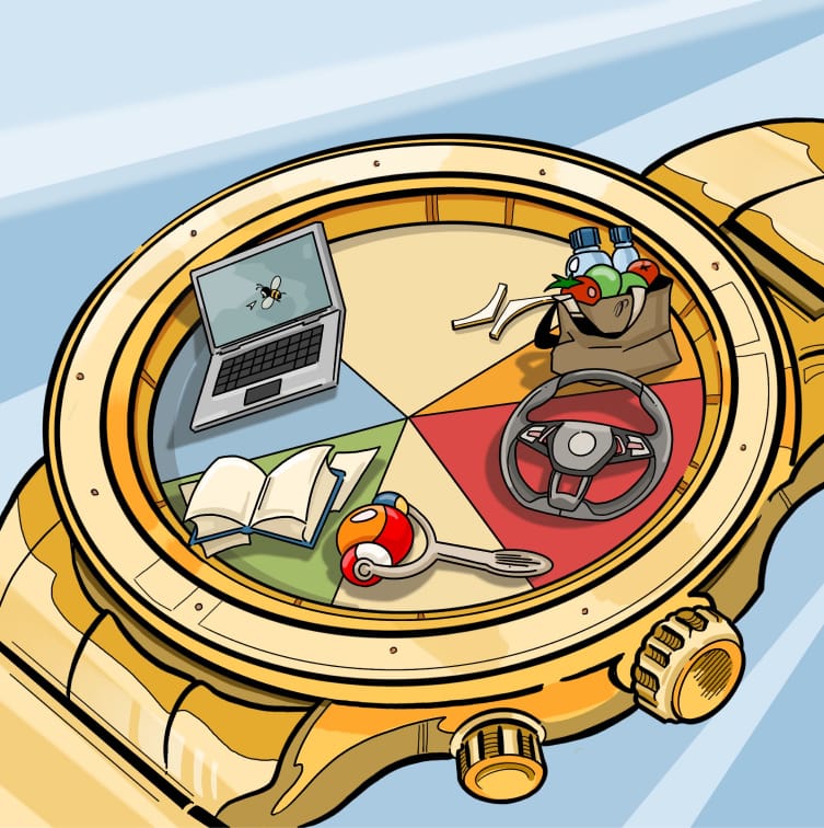 Více volného času díky zkrácené pracovní době 38,5&nbsp;hodin týdně.