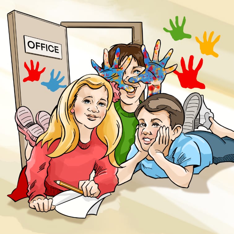 Firemní školka <br>v blízkosti našich kanceláří.